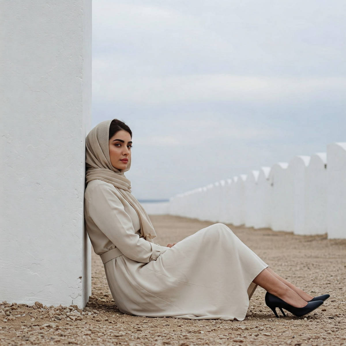 کنار دیوار بشین، تکیه بده (Wall Leaning Seated Pose)