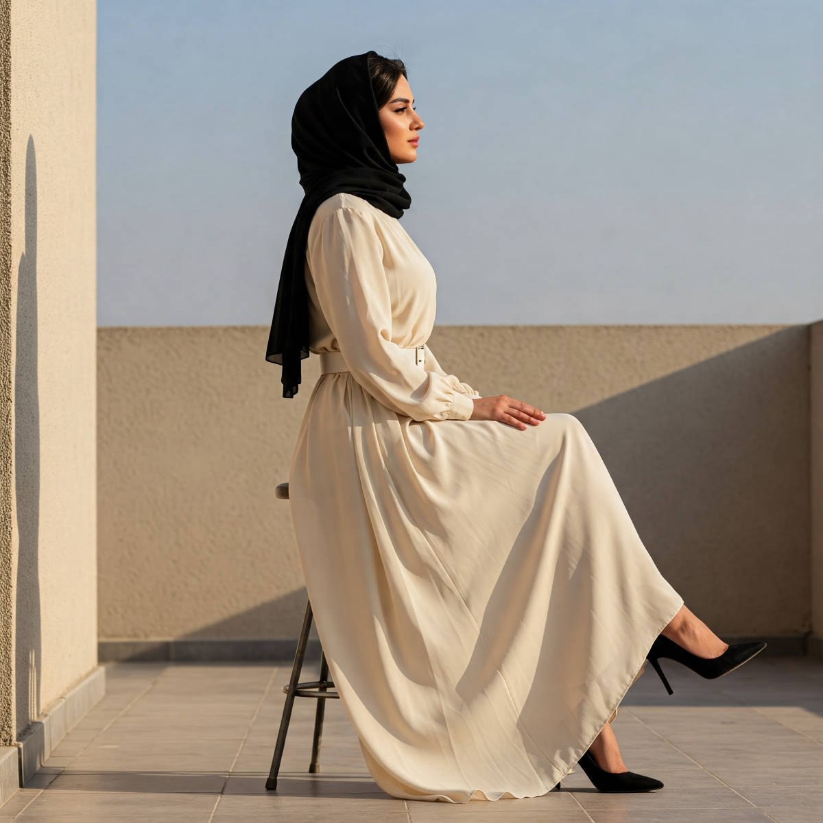 یه کم بدنتو بچرخون، زاویه بده (Angled Torso Seated Pose)