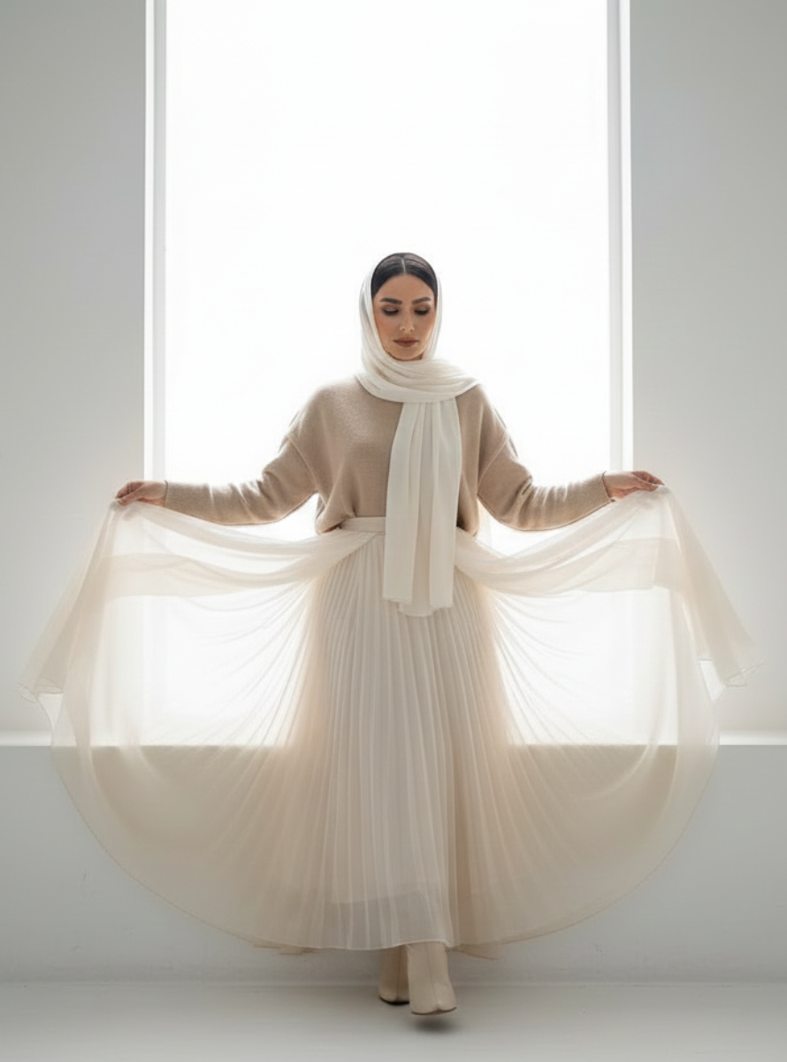 دامن پف دار و بازی با حجم