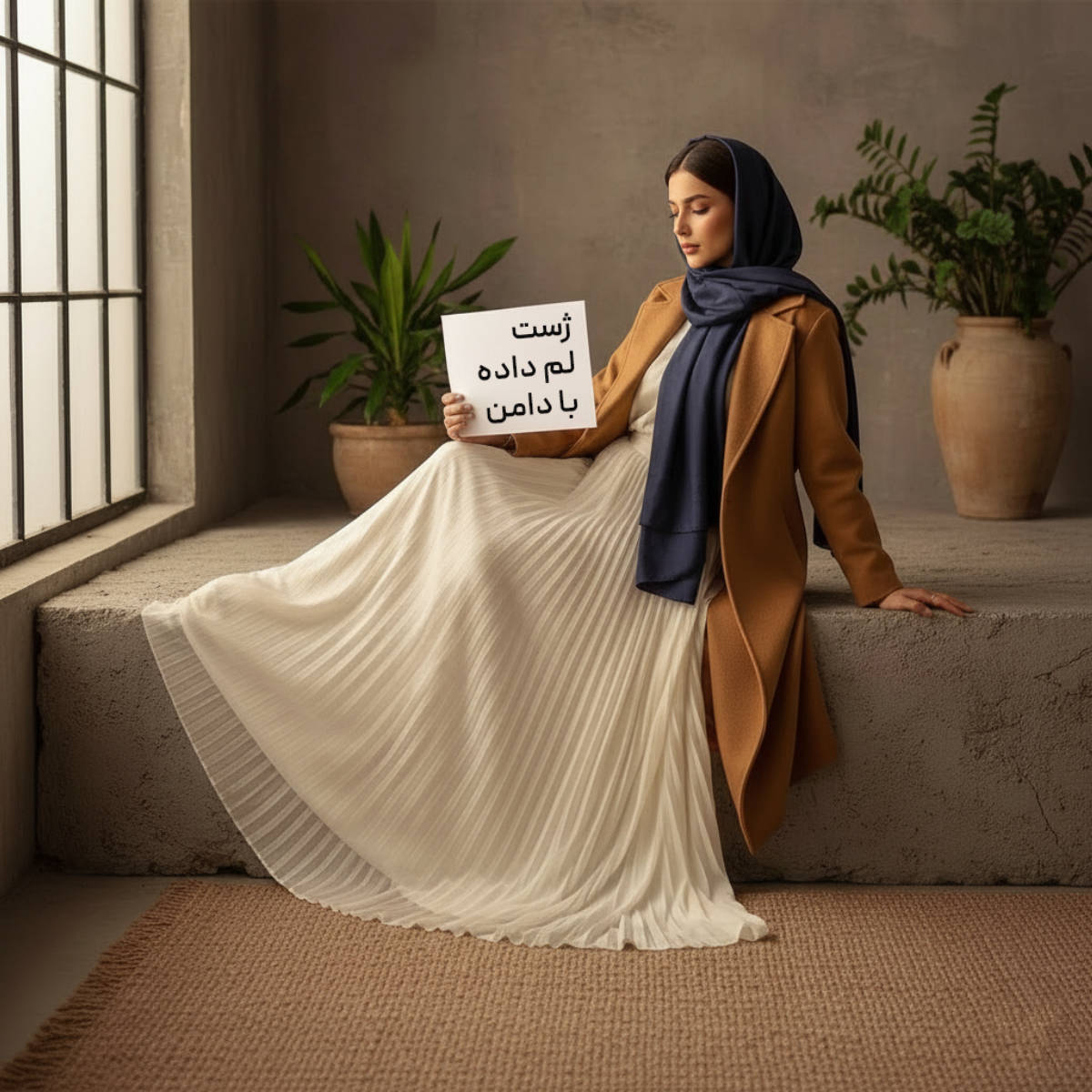 ۱۵ ژست لَمیده با دامن برای عکاسی حرفه‌ای (ویژه مدل‌ها و برندهای پوشاک زنانه)