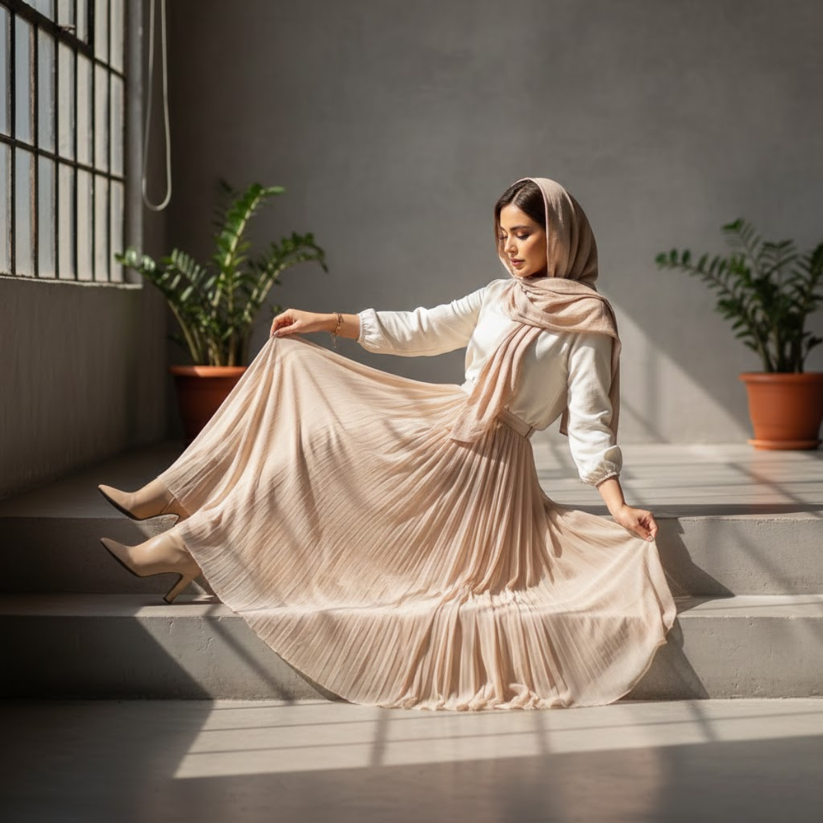 بازی با لبه دامن