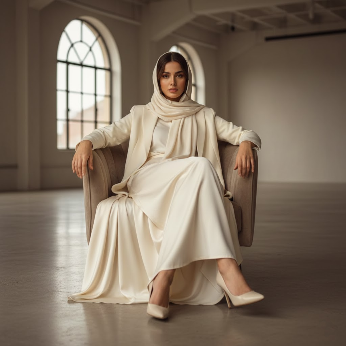 پاهای کشیده رو به جلو، ژستی آرام و کشیده