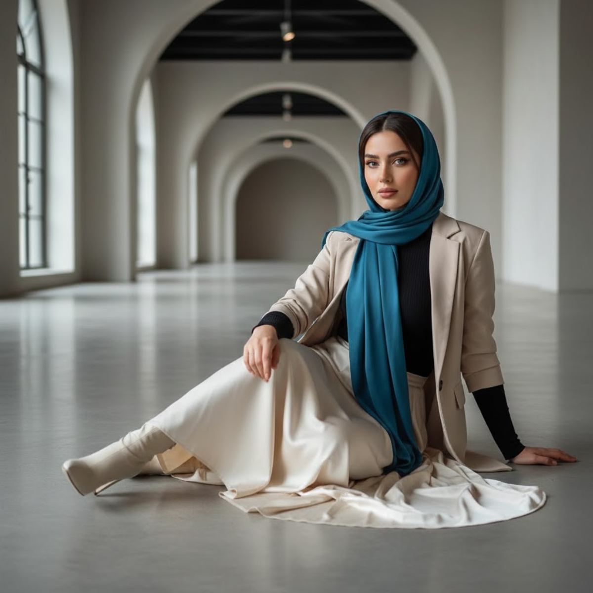 نشستن بوهمین؛ راحت، رها، بی قید