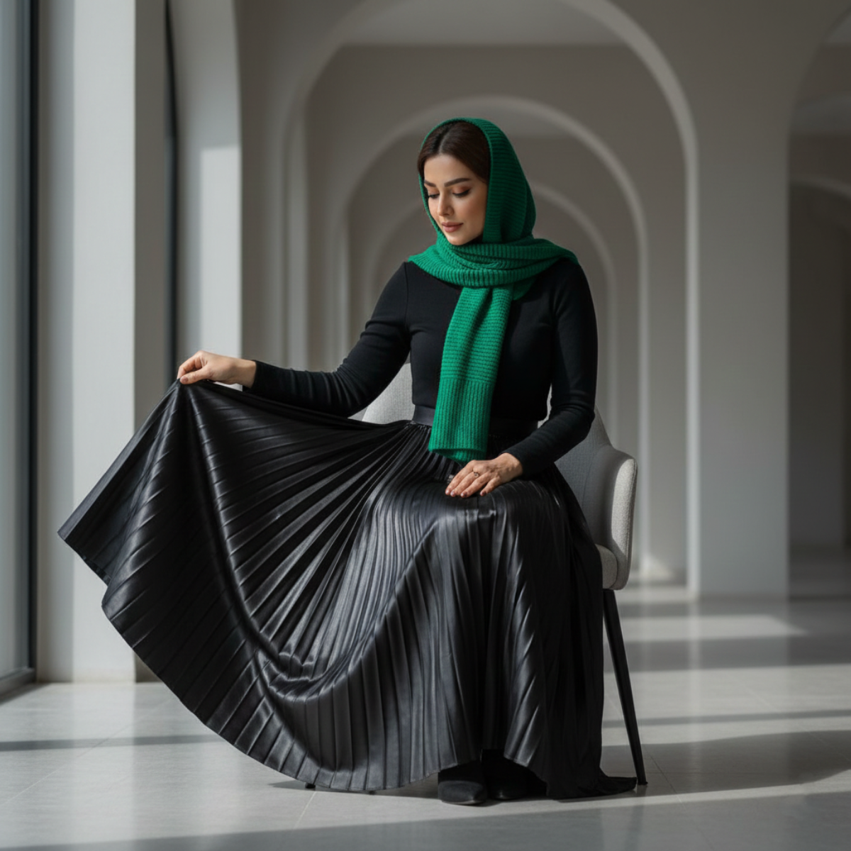 بازی با لبه دامن؛ شوخ و زنانه